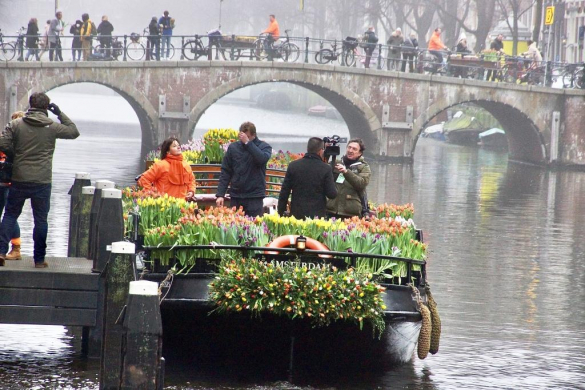 Tulpendag in Amsterdam